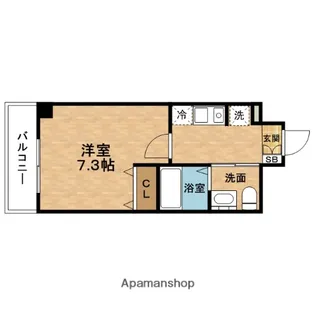 セイワパレス堂島シティ【2階】の間取り