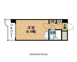 メロディーハイム中津3番館【5階】の間取り