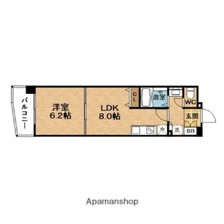 コンソラーレ同心【4階】の間取り