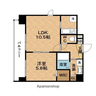 プリマクラッセ【12階】の間取り