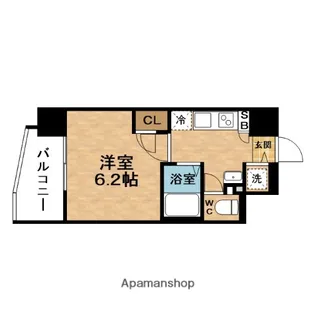 PRESSANCE天満ステーションフロント【2階】の間取り