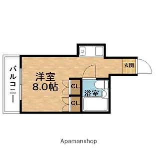 ユニオンハイツ【4階】の間取り