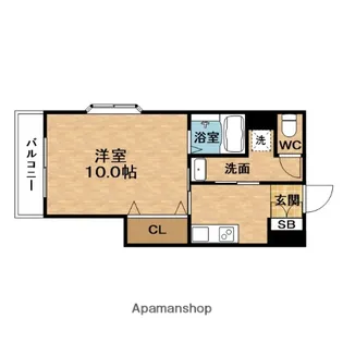 キャピタルライフ【6階】の間取り
