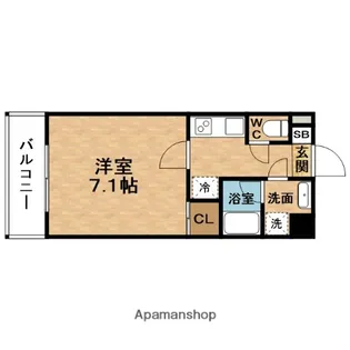 フェリーチェ梅田北【4階】の間取り