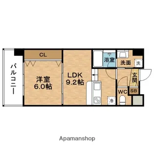 NORTH VILLAGE壱番館【11階】の間取り