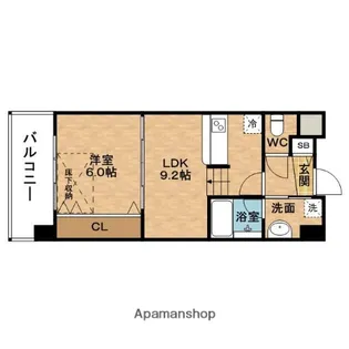 NORTH VILLAGE壱番館【4階】の間取り