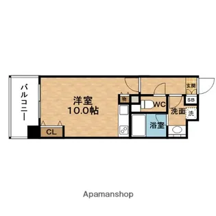 アルグラッド福島EAST【3階】の間取り