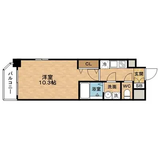 ESLEAD(エスリード)福島第5【3階】の間取り