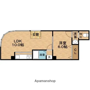 大宝中之島ビル【1階】の間取り