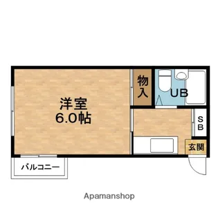 アイミーハウス【5階】の間取り