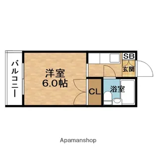 プラディオ長柄【2階】の間取り