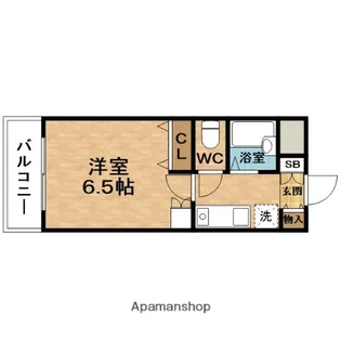 サウスガーデン南森町【7階】の間取り