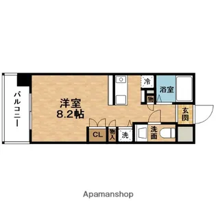 ESLEAD(エスリード)御堂筋梅田【5階】の間取り