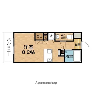 エスリード御堂筋梅田【14階】の間取り