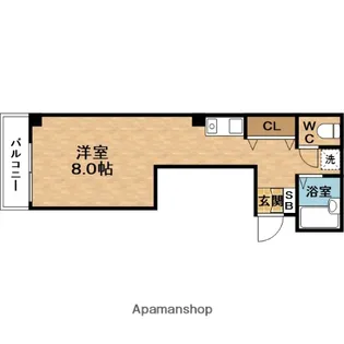 ペールウィ【3階】の間取り