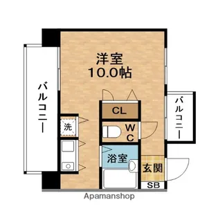 ドゥマン梅田【9階】の間取り