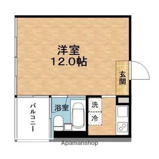 アクアプレイス大阪レジェンドⅡ【5階】の間取り