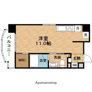 ROJI01【8階】の間取り