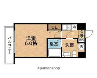 エスリード福島駅前第2【11階】の間取り