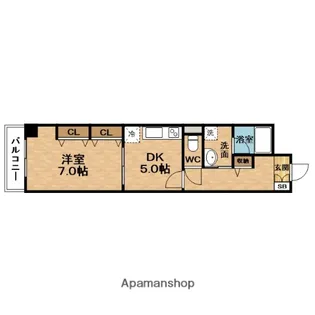 天満リバーサイドプラザ【3階】の間取り