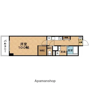 天満リバーサイドプラザ【7階】の間取り
