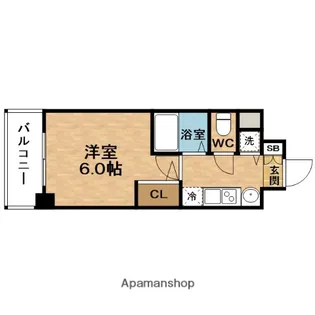 プレサンス天満橋チエロ【12階】の間取り