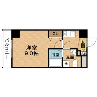 プラディオ天満セレニテ【10階】の間取り