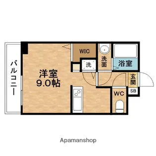 ツバサ西梅田グロリエ【2階】の間取り