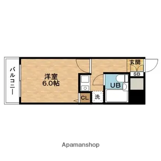 エスリード梅田西【10階】の間取り