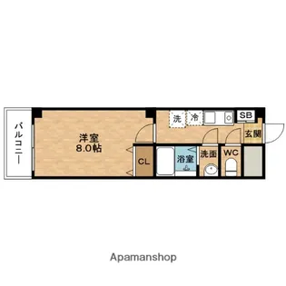 ラポルテ【2階】の間取り