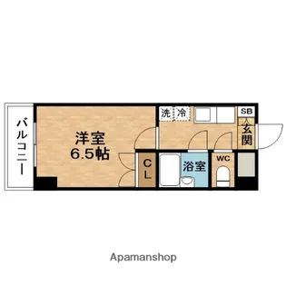 ローズコーポ天満東Ⅱ【1階】の間取り