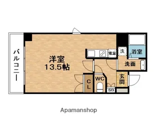 大阪謄写館ビル【6階】の間取り
