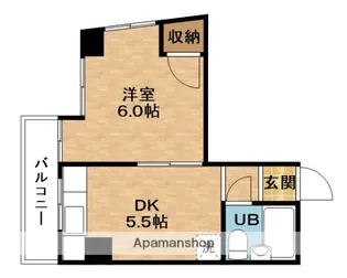 メゾンユタカファイブ【2階】の間取り
