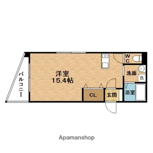 ラ・メゾヌーヴ【4階】の間取り