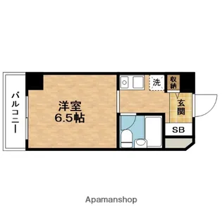 スペランツア出雲天満橋【4階】の間取り