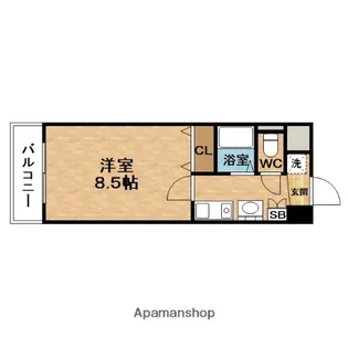 シティヒルズブライト【8階】の間取り