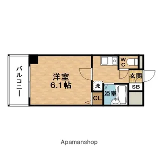 エスリード梅田東【3階】の間取り