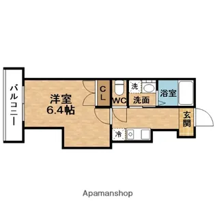アリバ豊崎【2階】の間取り