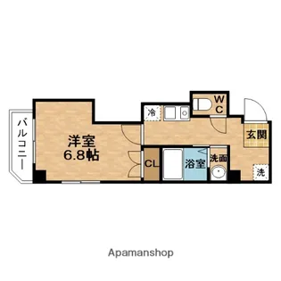 アリバ豊崎【5階】の間取り
