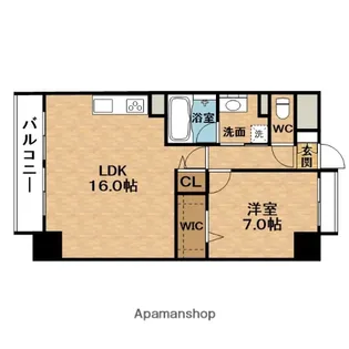 サンカトル【8階】の間取り