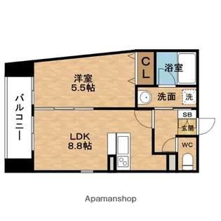 セイワパレス新梅田【5階】の間取り