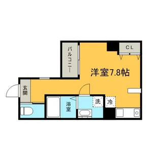 ボナールIZUMI【5階】の間取り