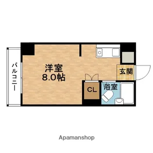 COLLECTION中崎Ⅱ【2階】の間取り