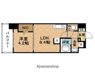 URBANEX堂島(アーバネックス)【9階】の間取り