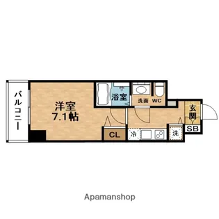 PRESSANCE梅田東ベータ【9階】の間取り