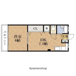 中村ビルマンション【3階】の間取り