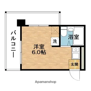 ノバカネイチ与力町【1階】の間取り