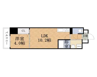 ラフォート城北公園【1階】の間取り