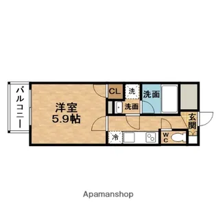 Primavera Minamimorimachi【12階】の間取り