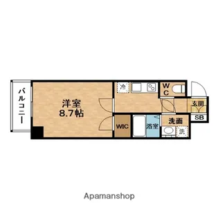 ODESSA西天満【4階】の間取り